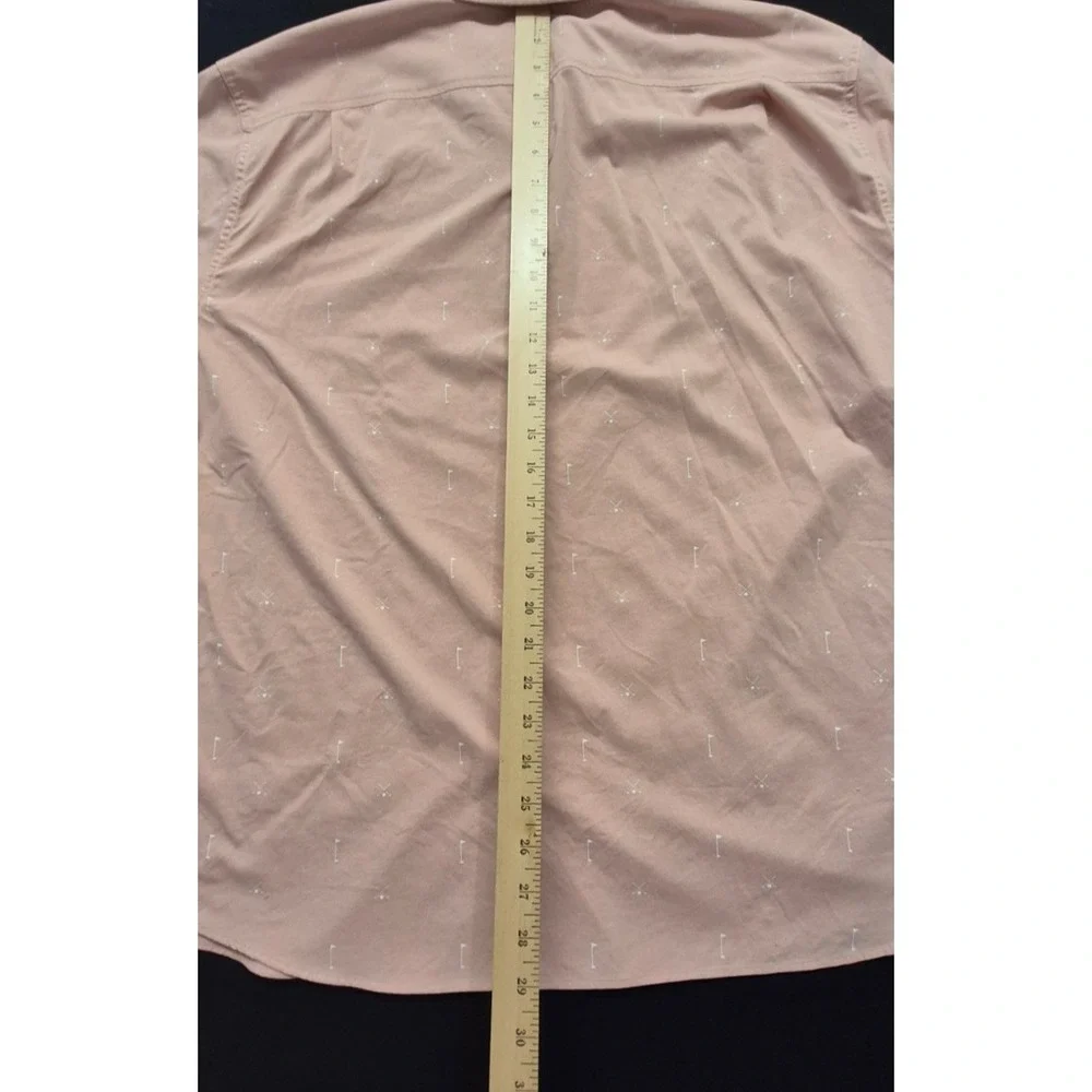 Southern Tide‎ Intercostal men's pink golf flag print button up shirt XL stretch